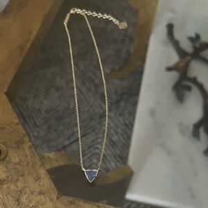 Kendra Scott light blue necklace, like new condition